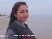 A Pretty Girl At The Beach Fucking A Stranger With Crazy Deals - Xreindeers 1/16