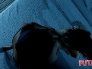 Horny Futanari Fucked Hot Babe 7/16