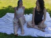 Ersties - Hot Babes Play Outdoors Together 15/16