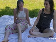 Ersties - Hot Babes Play Outdoors Together 7/16