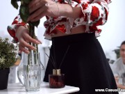 Casual Teen Sex - Stella Bliss - Her wet pussy for her new boyfriend's tongue and cock to sucking and riding him hard 2/16