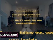 Stripper babe stripping & twerking naked dancing out of everything except high heels leather latex boots - Lelu Love 1/16