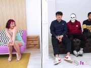 She wants Spanish cocks! Mei has a great time with 'em 2/16