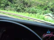 GFE vacay with super hot beach babe Summer Vixen blowjob in the car 1/16