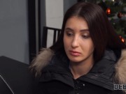 DEBT4k. Stunner dragged into spontaneous sex with excited moneylender 5/16