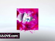 Amateur couple discussing behind the porn scenes including saunas, new makeup, why babe is topless in knee pads - Lelu Love 3/16