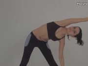 As a gymnast she defies average expectations 1/16