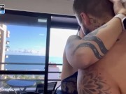 I had sex on the balcony of my apartment with my neighbor (part1) - Drii cordeiro 4/16