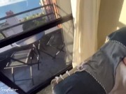 I had sex on the balcony of my apartment with my neighbor (part 2) - Drii cordeiro 1/16