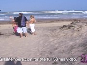 The Girls Get Naked At A Public Beach On Spring Break 2/16