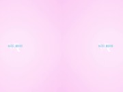 Brunette with big boobs masturbating with her toys in VR 1/16