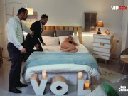 Sexy MILF Christina & Sicilia Receive Deep Pussy Pounding In Nasty Foursome - VIP SEX VAULT 1/16