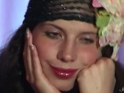 Costumed Coed Anoushka Lets Us See Her Teen Tits Through That Blouse! 12/16