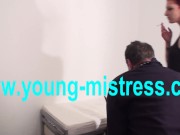 redhead leather madame and mr tiny 12/16