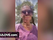 Babe spreading gaping fertile pussy with EXTREME closeups & impregnation JOI plus behind the scenes bloopers - Lelu Love 7/16