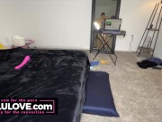 Babe getting fucked rough missionary to multiple orgasms then he creampies her & shows dripping closeups - Lelu Love 2/16