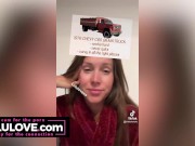 Babe tickling her own feet soles, walking in heels, thigh high leather latex boots & behind the porn scenes fun - Lelu Love 5/16