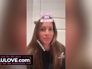 Babe tickling her own feet soles, walking in heels, thigh high leather latex boots & behind the porn scenes fun - Lelu Love 7/16