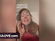 Babe tickling her own feet soles, walking in heels, thigh high leather latex boots & behind the porn scenes fun - Lelu Love 9/16