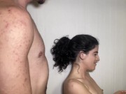 Polyamorous MFM threesome - Romantic shower fuck with my 2 boyfriends - Vanessa Cliff 5/16