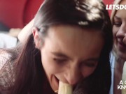 Lovely Chicks Florane & Lexi Girl On Girl Action After Party - A GIRL KNOWS 3/16