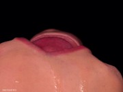 CLOSE UP: Best FREE Sloppy Mouth for your CUM! Use my CUM DUMPSTER! HOT Sucking Cock ASMR - BLOWJOB 11/16