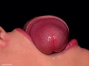 CLOSE UP: Best FREE Sloppy Mouth for your CUM! Use my CUM DUMPSTER! HOT Sucking Cock ASMR - BLOWJOB 7/16
