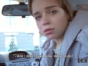 DEBT4k. Busty girl has her wet peach drilled by insistent debt collector 10/16