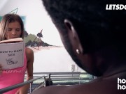 Hot Girl Sarah Kay Improves Her Sex Game With Big Black Cock - HORNY HOSTEL 4/16