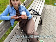 I met a cutie, and she turned out to be a nymphomaniac and dragged me to her so that I cum in her pu 1/16