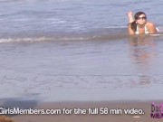 Spring Breakers Strip Nude At The Beach And Later The Shower 5/16