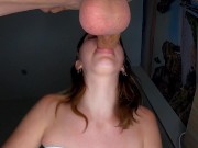 KissAllisse was so engrossed in sucking that she took a huge THROATPIE 3/16