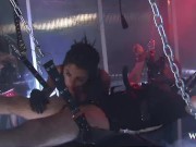 WHORNY FILMS Bondage Fuck With Big Tits Babes Taking Turns For A Big Cock 2/16