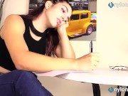 Teen pantyhose feet shoeplay and tease 9/16