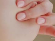 WOWGIRLS Beautiful Ukrainian model Mila Azul rubbing her pussy being home alone 10/16