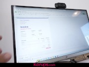 Super Hot Ebony Teen Takes Big White Dick In POV Fuck 2/16