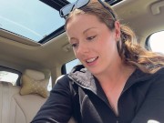 Trying out the biggest toy I've ever owned in the backseat of my car!! 1/16