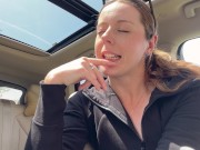 Trying out the biggest toy I've ever owned in the backseat of my car!! 2/16