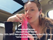 Trying out the biggest toy I've ever owned in the backseat of my car!! 5/16