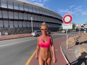 Morning Run Of Monika Fox Without Panties Through The Streets Of The City 2/16