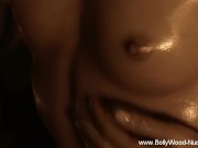 Naked Brunette Babe From Bollywood Loves Her Natural Body! 12/16