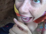 Public sex and blowjob with amateur model Summer Vixen in Hawaii 14/16