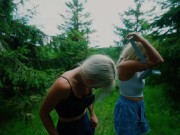 Amateur Risky Public Foursome in Skilift in Poland with friendly couple 7/16