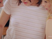 WOWGIRLS Amazing lesbian threesome video starring beautiful girls Alissa Foxy, Ellie and Kelly 2/16