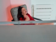 Stepson caught his stepmom masturbating then fucked her and powerfully cum on her tits 4/16