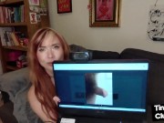 SPH amateur chick humiliating cocks 1/16