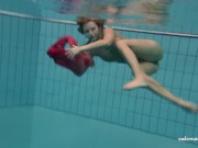 Silvie, a euro teen, showcasing her swimming prowess 10/16