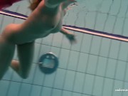 Silvie, a euro teen, showcasing her swimming prowess 14/16