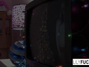 Squirting Christmas moments with Lily 1/16