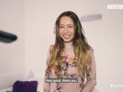 Curvy Babe Blonde Taylor Hot Sex With Skinny Dude - AMATEUR EURO 4/16